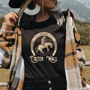 Colter Wall Womens Colter Wall Tshirt Rodeo Shirt Colter Wall Western T-Shirt